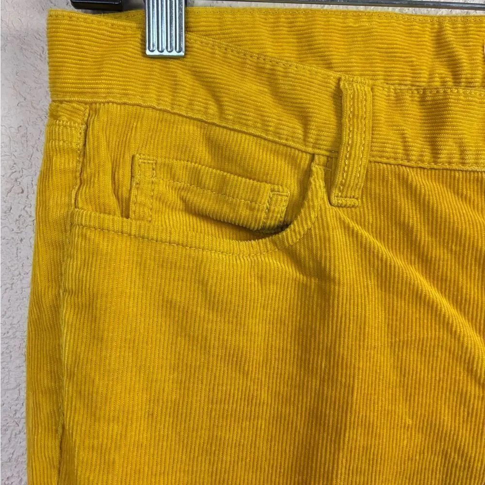 J.Crew Mustard Matchstick Corduroys